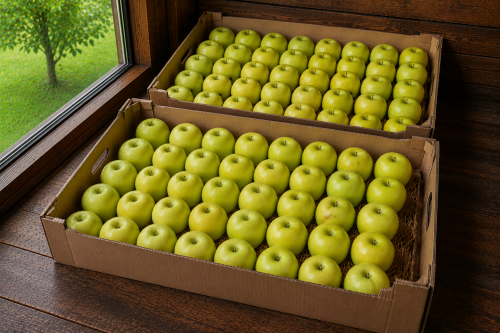 Jabłka zielone Golden Delicious (klasyka Premium) 80szt.png
